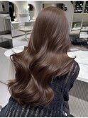 ブリーチなしダブルカラーでできるモカブラウン