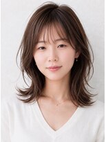 ビビデココ(ViVi de CoCo) 小顔見え外ハネミディ