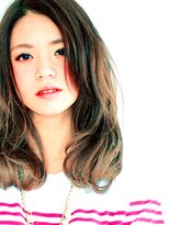 ヘアサロン ガリカ 表参道(hair salon Gallica)&nbsp;グレージュ × 毛束感 ☆ ラフ&ルーズなsemi-longスタイル。。。