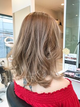 ヘアサロン ハーツ(hair salon HEARTS) ハイライト×ホワイトアッシュ