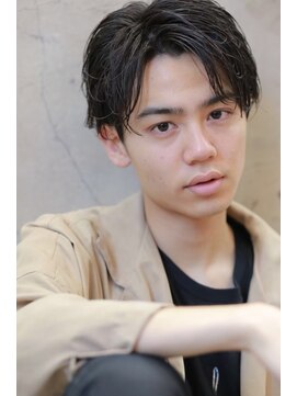 リップスヘアー 銀座(LIPPS hair) センターパートスタイル