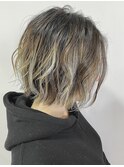 アゴラインボブ×バレイヤージュ
