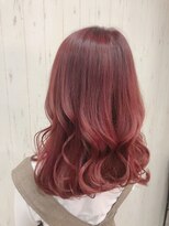 ククル ヘアー(cucule Hair) 京都・西院cuculehair　赤系カラー