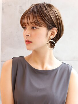 グランド(GRAND) ショートボブ髪型20代30代40代50代前髪あり前髪無し面長丸顔