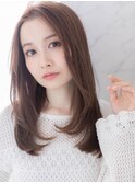 【ROMA銀座】大人可愛いワンカールエアストレートレイヤーロング