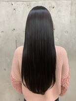 アニュー ヘア アンド ケア(a new hair&care) 髪質改善/暗髪/レイヤーロング/透明感/うる艶/ダークアッシュ