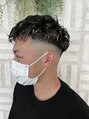 ヘアーリール 横代店(Hair Rire) スキンフェード×ホワイトメッシュ