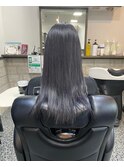 暗髪★ほんのりブルーバイオレット