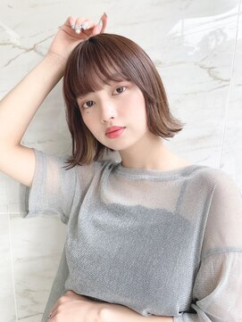 オーロ 緑地公園店(ORO) 外ハネぱつっとボブ