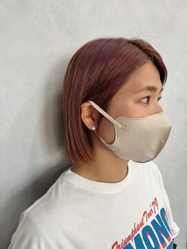 エレナ(elena) ボブ×ピンクベージュ