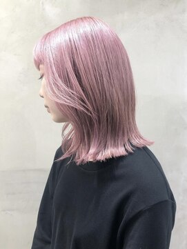 シェイト(ciate) ダブルカラー/ピンクベージュ/ブリーチ/ケアブリーチ/山口/萩