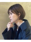 ナチュラルなショートボブ