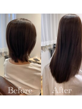 イニット 奈良新大宮(init.) 20代 30代 40代 ロング シールエクステ愛されアッシュブラウン