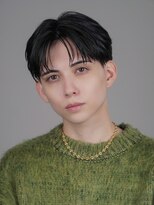 オーシャントーキョーオーバー 渋谷(OCEAN TOKYO OVER)&nbsp;韓国マッシュセンターパートダウンパーマニュアンスパーマウルフ