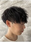 メンズパーマメンズマッシュツイストスパイラルパーマ