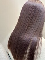 ハウ 心斎橋(how)&nbsp;20代30代40代ピンクアッシュ髪質改善カラー艶感ストレート