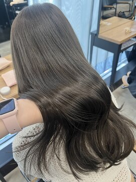 アリュウル 表参道(ALLURE) 大人可愛い艶カラー*オリーブグレージュ/オリーブベージュ