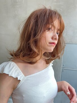 ロイド(Lloyd) 【Lloyd 大宮】キャラメルブラウン×ゆるふわミディ