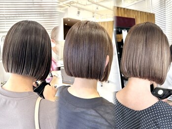 ネオリーブウリ 二子玉川店(Neolive uri)の写真/【3回目まで使える.カット+髪質改善カラー+AujuaTR】¥8800♪白髪ぼかしハイライトもお任せ[二子玉川]