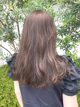 リリー(Rilie) 髪質改善/セミロング/透け感/抜け感/アッシュブラウン