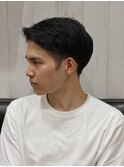 ナチュラル刈り上げアップバング