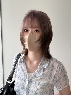 プラスディー(+D) ペールピンク×ブラウンのルーツカラー