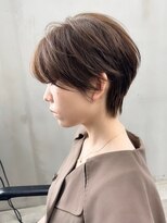 ギークス(GEEKS)&nbsp;【GEEKS渋谷】ショートヘア/オリーブ/グレージュ/艶カラー/秋