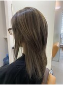 白髪ぼかしハイライト