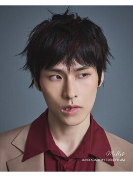 ジュノヘアージャパン 表参道(JUNO HAIR JAPAN) 韓国ヘア マレット デザインカラー シースルーウルフ mens
