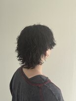 ゴットフロー(GOTTO FLOW) メンズウルフ/縦落ちツイスパ/ツイスパ/ウルフパーマ