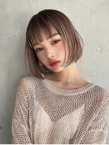 ヴェイン 渋谷(vain)&nbsp;韓国ヘア 韓国レイヤー 顔周りレイヤー  透明感カラー