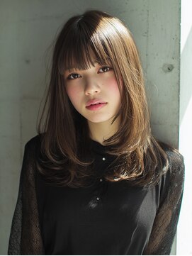 メロリッチ(MELLORICH) 大人上品☆小顔に見せるひし形レイヤーセミロング