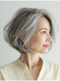 クラゲヘアー/小顔/ココアベージュ/オリーブグレー/川西