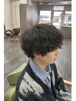 メンズ レオ 天六店(men's LEO)&nbsp;ミディアムマッシュ×シャドウパーマ