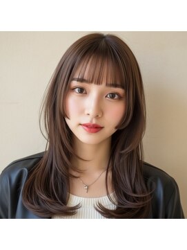 チャチャブラン(cha-cha Blanc) 大人可愛いくびれレイヤー×シースルーバング
