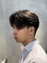 ニコトウキョウ 新宿(nico TOKYO) テーパーフェードニュアンスパーマ刈り上げセンターパートメンズ