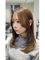 トラップヘアー&nbsp;レイヤーカット×小顔顔まわりカット
