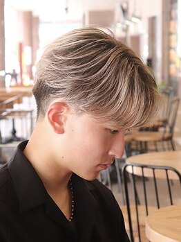 men's salon CRAMME【9月中旬NEW OPEN(予定)】の写真/パーマとの相性抜群!男の魅力を格上げする【メンズ特化のデザインカラー】で立体感と束感をプラス