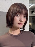 ボブレイヤーボブ切りっぱなしボブミニボブ大人ボブショートボブ