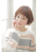 ナチュラル×大人耳かけショートボブ☆パーマ編