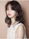 大人のロングレイヤースタイル