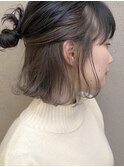 インナーカラーレイヤーカット/アンブレラカラー/タッセルボブ