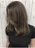 【Rowel】アッシュベージュ×ワンカール