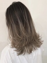 エイム ヘア リアム 調布店(eim hair liam) グレージュ×レイヤーカット
