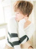 *CUORE我孫子*外国人風艶カラーハイトーン束感ショートマッシュc