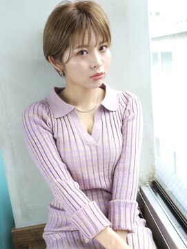 バース(BIRTH) 天神【BIRTH】大人かわいいシースルーバングショートボブ　17