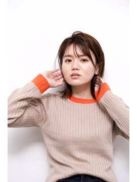 ヘア サロン イエロー(hair salon YELLOW) Orange Bob