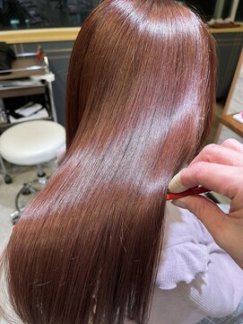 エスト(est) 【髪質改善　春ピンク】M3D美彩カラーでウルルン艶髪に☆新宿