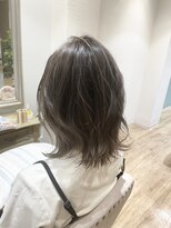 ヘアーアンドスパ フラップス(FLAPS) 外ハネミディアムグラデーション