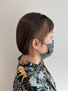 クイントネオリーブ 自由が丘正面口店(quint:neolive) インナーベージュボブ